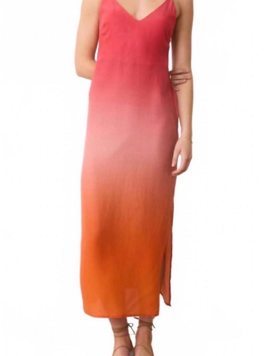 Marine Layer Gabrielle Slip Dress, Warm Ombr, Xl